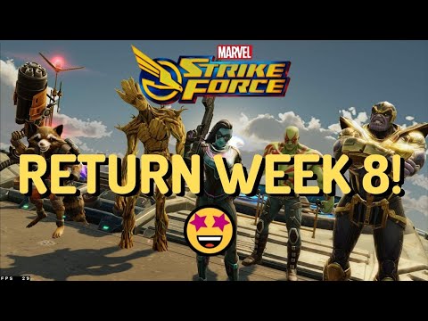MSF Return Week 8 PROGRESS! - Marvel Strike Force