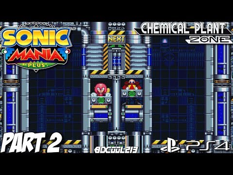 Sonic Mania Plus Encore Mode DLC Gameplay Walkthrough Part 2 - Chemical Plant Zone - PS4 Lets Play