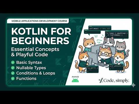 Lesson 1. Kotlin — Basics for Android Beginners