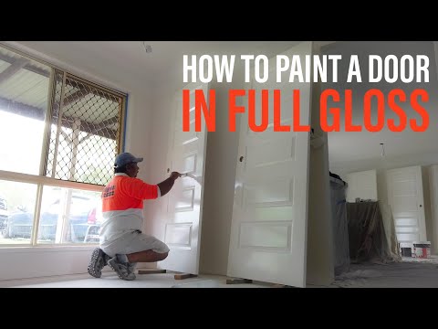How to Paint a Door in Gloss