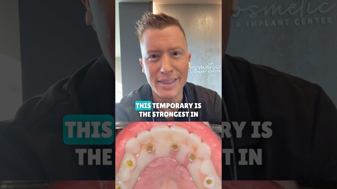 Why we have the best temporary / healing dental implant smiles in the biz!