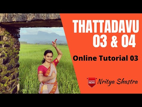 Learn THATTADAVU 03 & 04 | Bharatanatyam | Online Tutorial 03 | Nritya Shastra Bharatanatyam Studio.