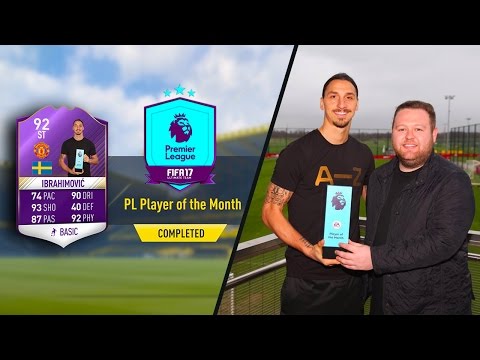 I MET ZLATAN IBRAHIMOVI��! 92 ZLATAN PLAYER OF THE MONTH SBC (COMPLETED) FIFA 17 ULTIMATE TEAM