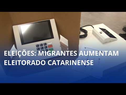 Eleições 2026: migrantes aumentam eleitorado catarinense