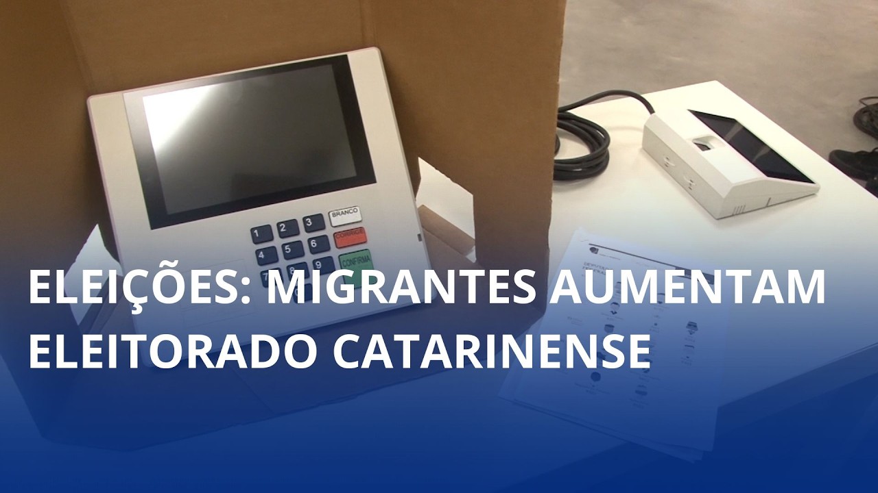 Eleições 2026: migrantes aumentam eleitorado catarinense