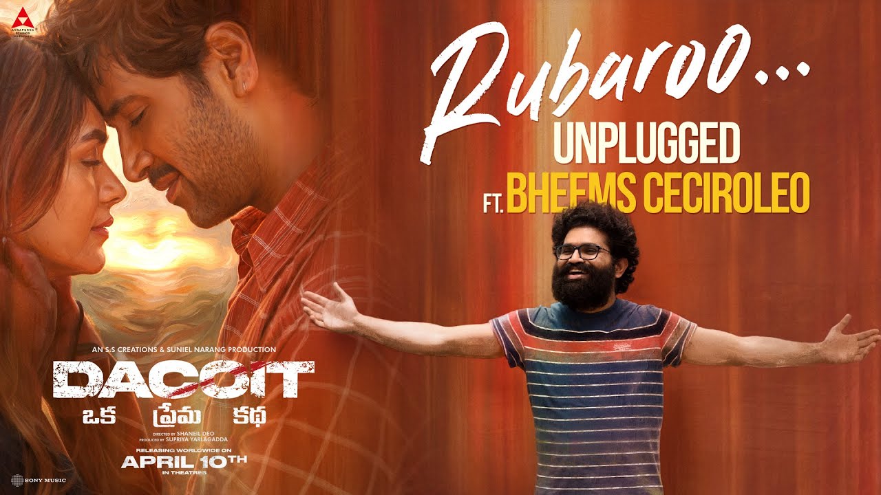 Rubaroo Unplugged Version | Dacoit | Adivi Sesh | Mrunal Thakur | Anurag Kashyap | Bheems Ceciroleo
