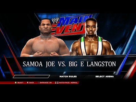 Samoa Joe vs. Big E Langston