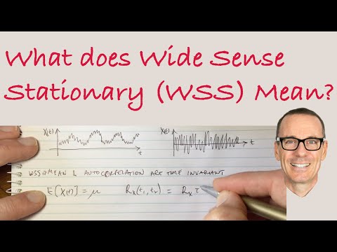 What does Wide Sense Stationary (WSS) mean?