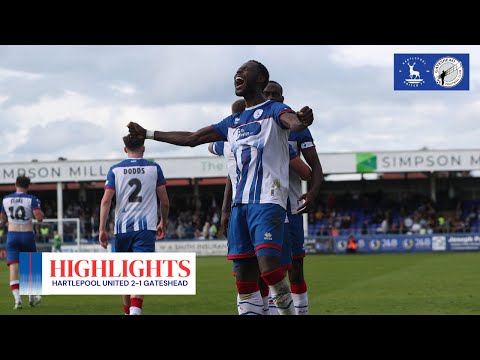 Debut to remember for Dieseruvwe 🤩 | Hartlepool United 2-1 Gateshead