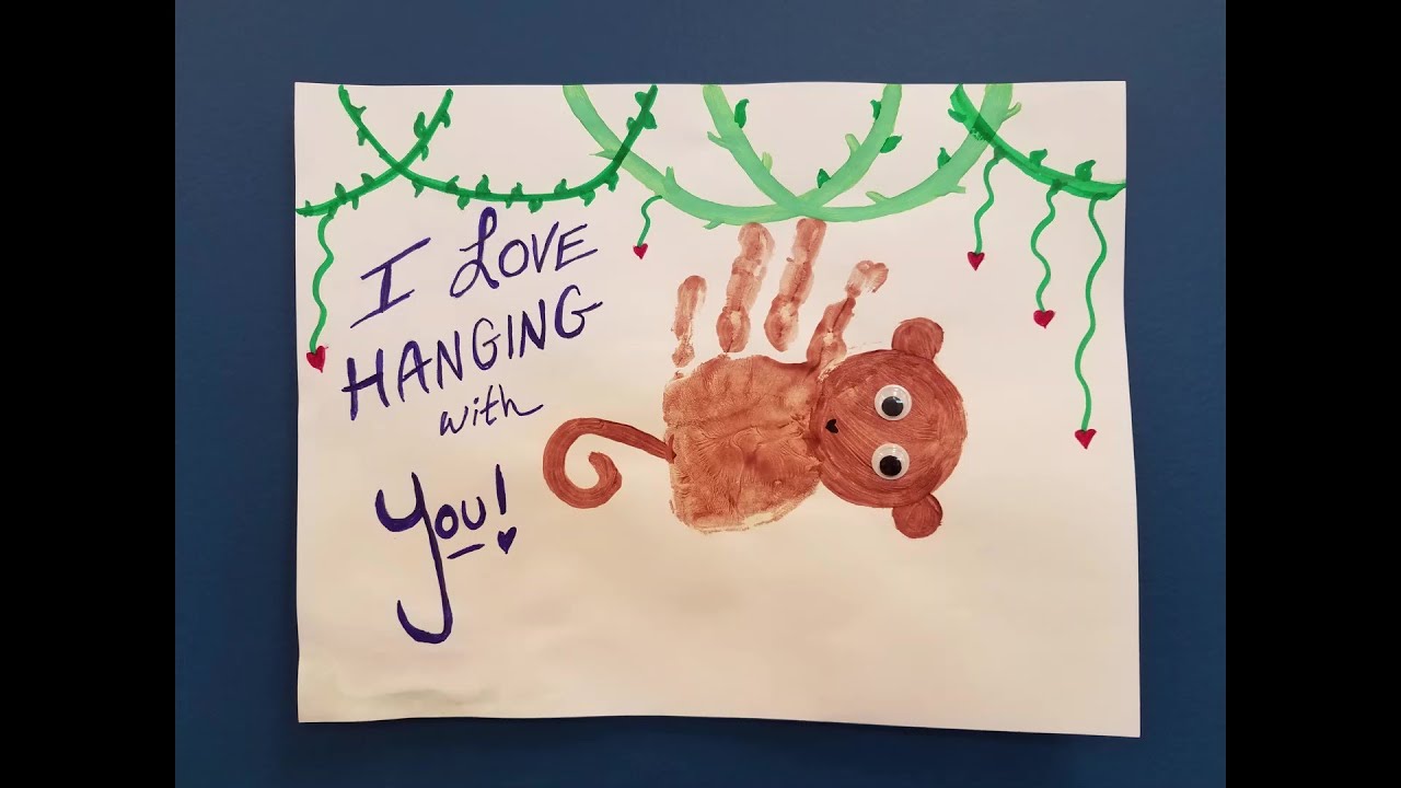 Craft: Monkey Handprint