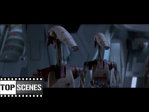 Obi wan és Qui Gon vs Droidok | Star Wars: Baljós Árnyak (1999)