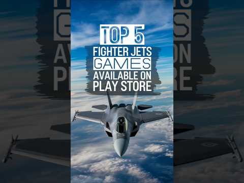 Top 5 fighter jets games available on Play store #fighterjet #games #shorts #mobilegamer
