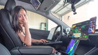 5 places on how to mount an iPad Pro in Car | Tesla Model 3 and Subaru BRZ
