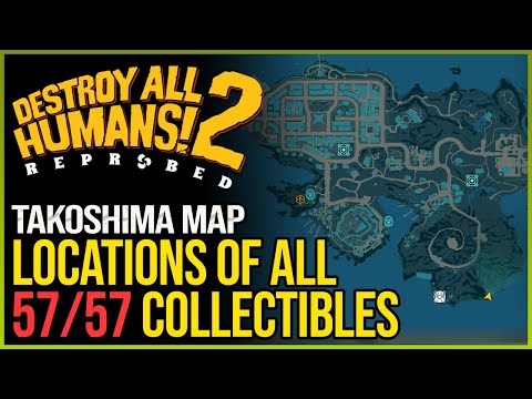 All Takoshima Collectibles Destroy All Humans 2 Reprobed