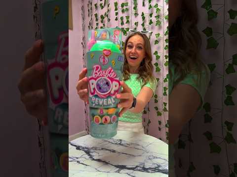 [ASMR] UNBOXING A MYSTERY *BOBA* BARBIE POP REVEAL IN MINT GREEN!!😍🧋✨💚 (8+ SURPRISES!!🫢⁉️) #Shorts