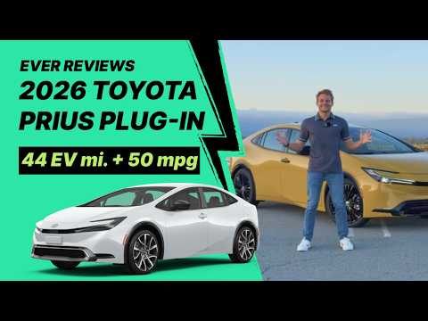 Thumbnail for The 2026 Prius Plug-in Is the Best Prius Ever Made. by Toyota Prius, Plug-in hybrid, Toyota, SEAT, PHEV, Car