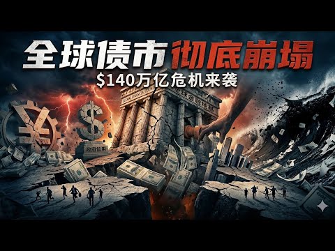 140万亿美元正在崩塌？债券市场发出最危险警告，普通人将付出代价｜比股灾更可怕：全球债券市场危机已经开始，你的钱正在被悄悄稀释