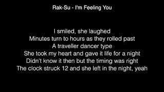 Rak Su - I&#39;m Feeling You Lyrics