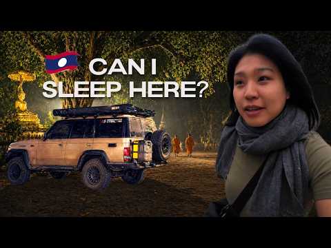 I Slept in My Land Cruiser at a Buddhist Temple in Laos | S4Ep15 | Luang Prabang