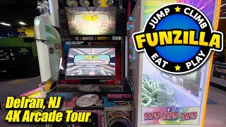 Funzilla (Delran NJ), 4K arcade walkthrough & tour, December 2024