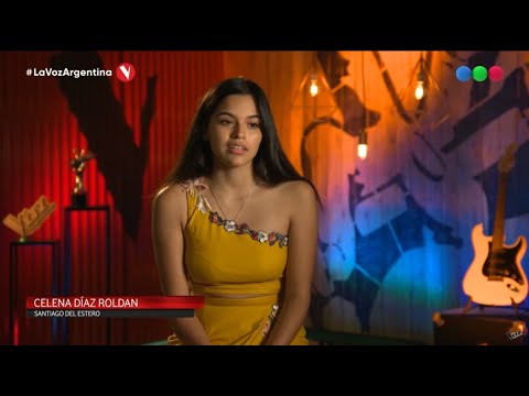 Celena Díaz Roldán la rompió en la Voz Argentina y se sumó en el equipo de la Sole!