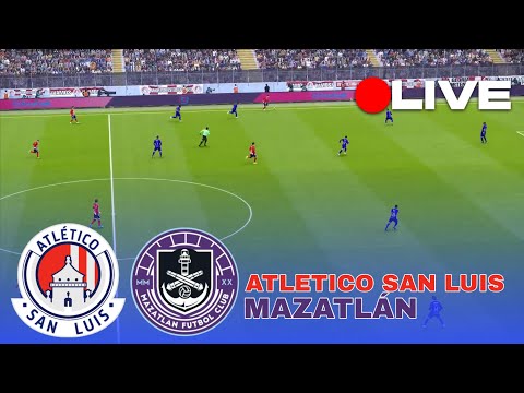 Atlético San Luis vs Mazatlán Liga MX 2026 Partido Simulación PES 21