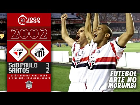 São Paulo 3x2 Santos | 2002 | Kaká, Luís Fabiano, Robinho, Diego, Ricardinho e show de craques!⚽🔥