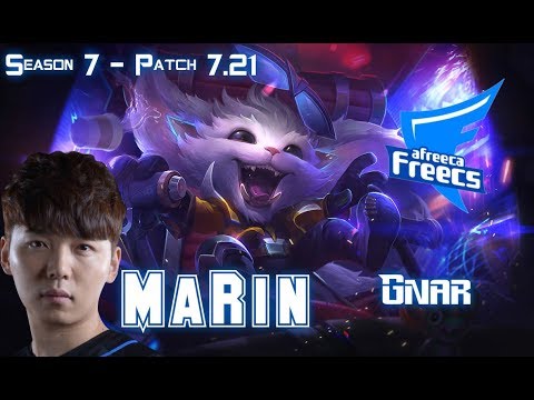 AFs MaRin GNAR vs JAYCE Top - Patch 7.21 KR Ranked