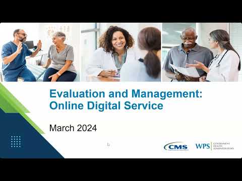 Encore: Evaluation and Management: On-Line Digital Visit