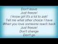 LL Cool J - Freeze Lyrics