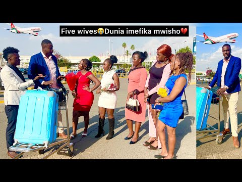 Drama😭Five wives receiving one man from USA 🇺🇸 Dunia imefika mwisho💔I almost cried 