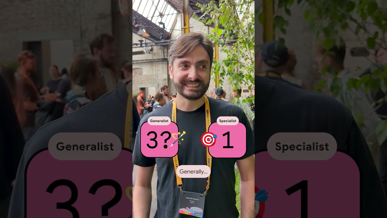Generalist or specialist? Pick a side 👀