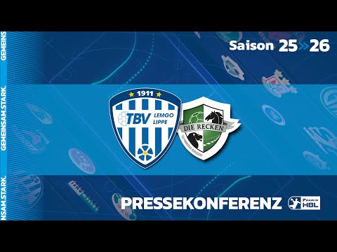 Pressekonferenz: TBV Lemgo Lippe - TSV Hannover-Burgdorf  (09.11.2025)