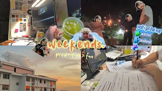 lowkey productive weekends. 💃