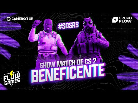 LIVE BENEFICENTE COM FALLEN, COLDZERA, LUCAS PAQUETÁ, ALANZOKA E MAIS SHOW MATCH de COUNTER-STRIKE 2
