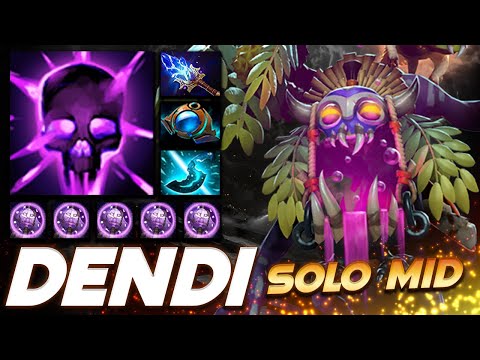 Dendi Witch Doctor - SOLO MID - Dota 2 Pro Gameplay [Watch & Learn]