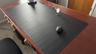 Upgrade Your Workspace! YSAGi Leather Desk Pad Review | Non-Slip & Stylish #ad