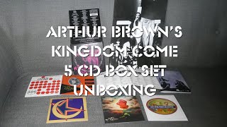 Unboxing Arthur Brown's Kingdom Come Eternal Messenger An Anthology 5 CD Box Set