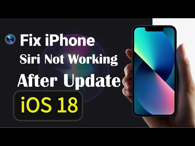 fix siri not working after update to ios 17