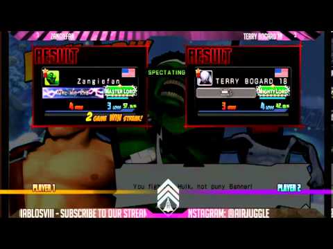 UMVC3 - Terry Bogard 18 VS. Zangiefan - FT10 - @airjuggle