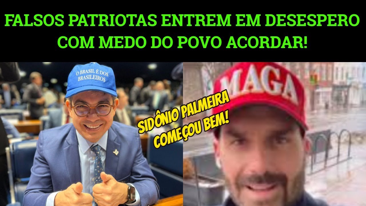 Eduardo Bolsonaro demonstra o medo do bolsonarismo diante da campanha “O BRASIL É DOS BRASILEIROS”