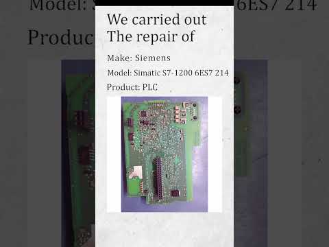 Siemens Simatic S7 1200 Plc Repairs