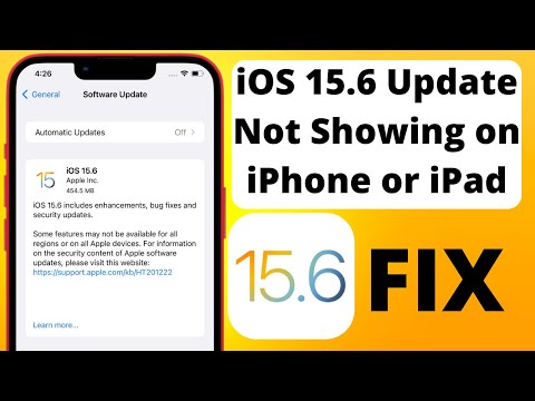 iOS 15.6 Update Not Showing On iPhone or iPad iOS 15.6 Update On iPhone Install iOS 15.6