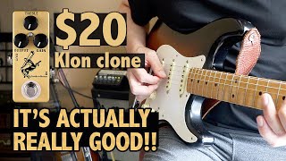 Video thumbnail for Why i bought...The MOSKY overdrive Golden horse Klon clone guitar pedal | FULL review by Derek Paul Guitar