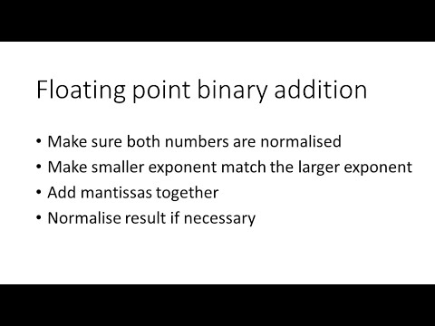 Binary 1 Converting to and from Denary