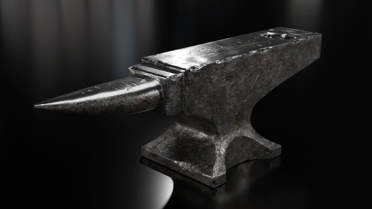 Blender anvil tutorial render