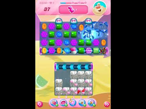 Candy Crush Saga Level 3650 Get Sugar Stars, 6 Moves Complete
