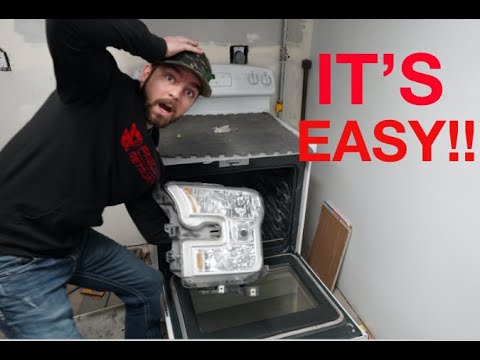 HOW TO BAKE OPEN HEADLIGHTS IN LESS THAN 5 MINUTES!!!!!!