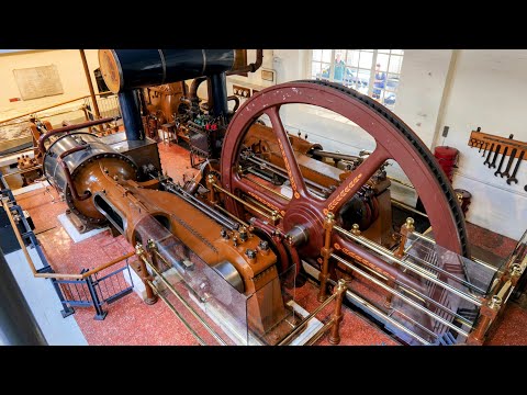1910 WADDON ENGINE - LONDON MUSEUM OF WATER & STEAM ENGINE SPOTLIGHT #4