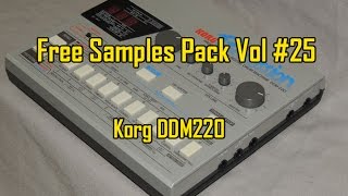 Video thumbnail for Free Samples Pack Vol #25 (Korg DDM220) by SFX-LAB